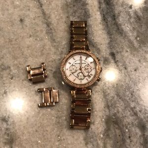 Michael Kors Rose Gold Oversized Watch